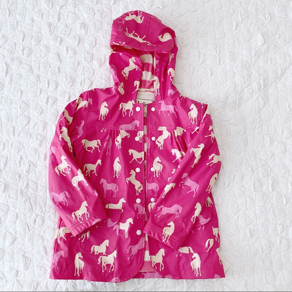 {Hatley} Girls lined raincoat size 6